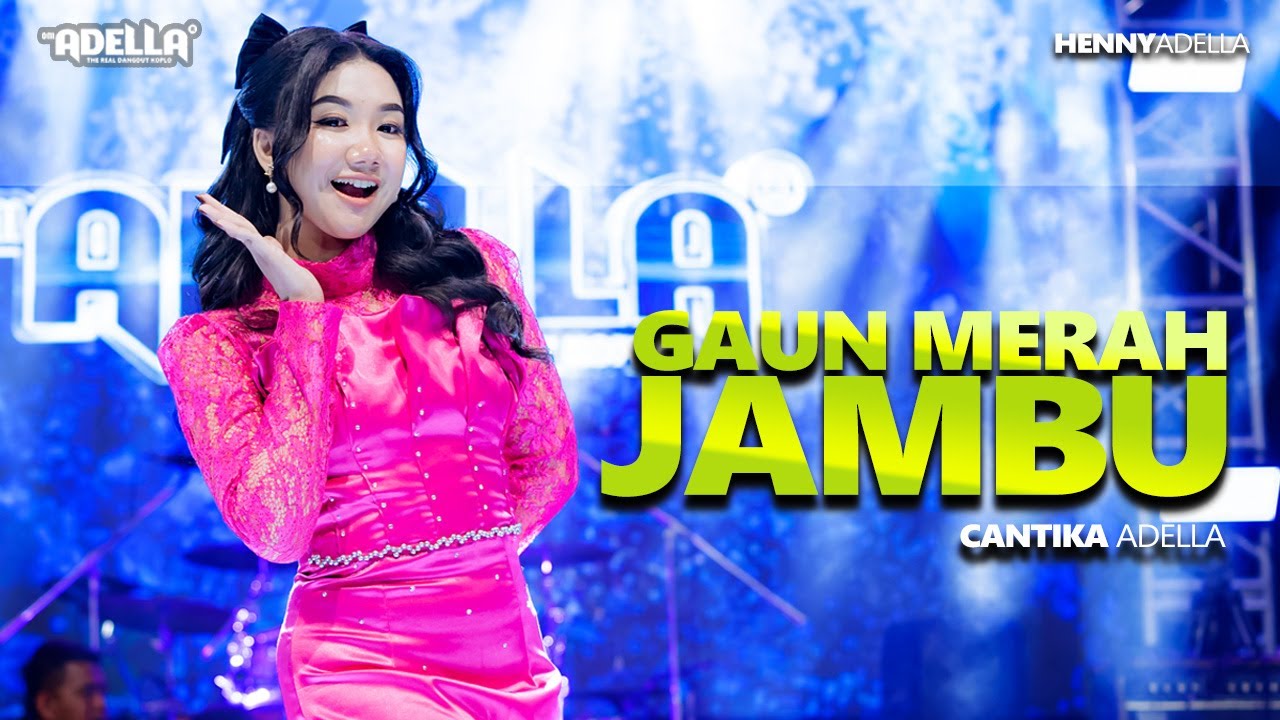 GAUN MERAH JAMBU - Cantika Adella - OM ADELLA