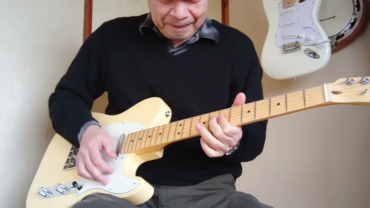 Fender Telecasterで弾き語り。キヨス商会の独り歌。スライドギターレギュラーチューニング演奏。インスト＆スライドギターはじめの1歩的講座。