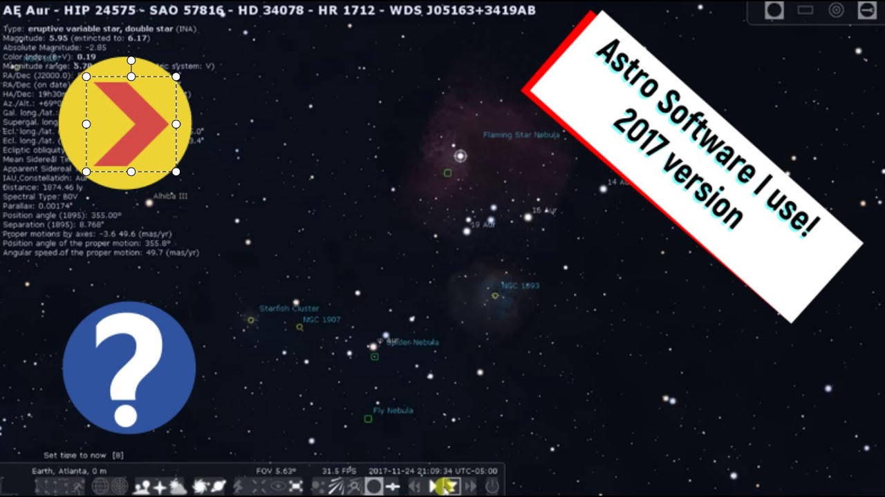 **Roswell Astronomy Remastered** Astroimaging software I use (11/24/17)