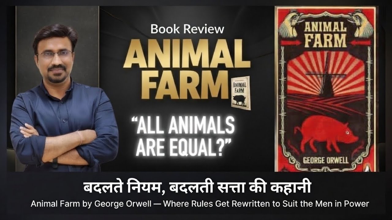 बदलतनियम, बदलती सत्ता की कहानी Animal Farm by George Orwell — Where Rules Get Rewritten 