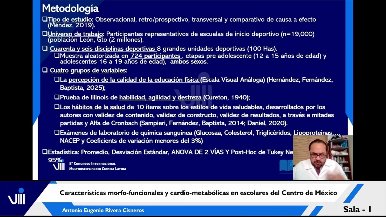 Características morfo-funcionales y cardio-metabólicas en escolares del Centro de México