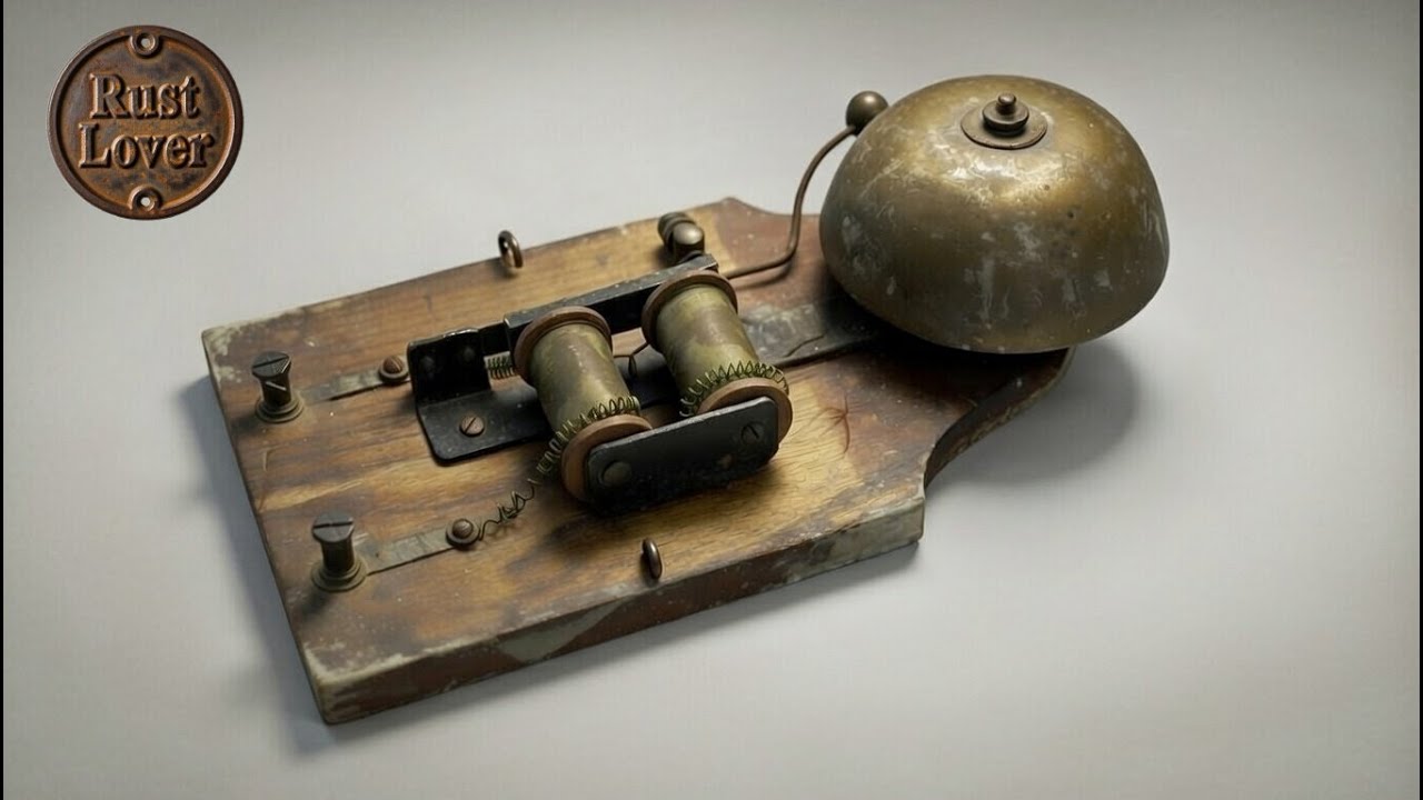 Old Ring Bell - Rust Removal Citric Acid Method
