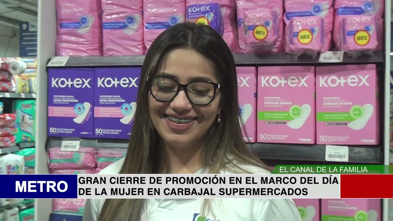GRAN CIERRE DE PROMOCIÓN EN EL MARCO DEL DÍA DE LA MUJER EN CARBAJAL SUPERMERCADOS