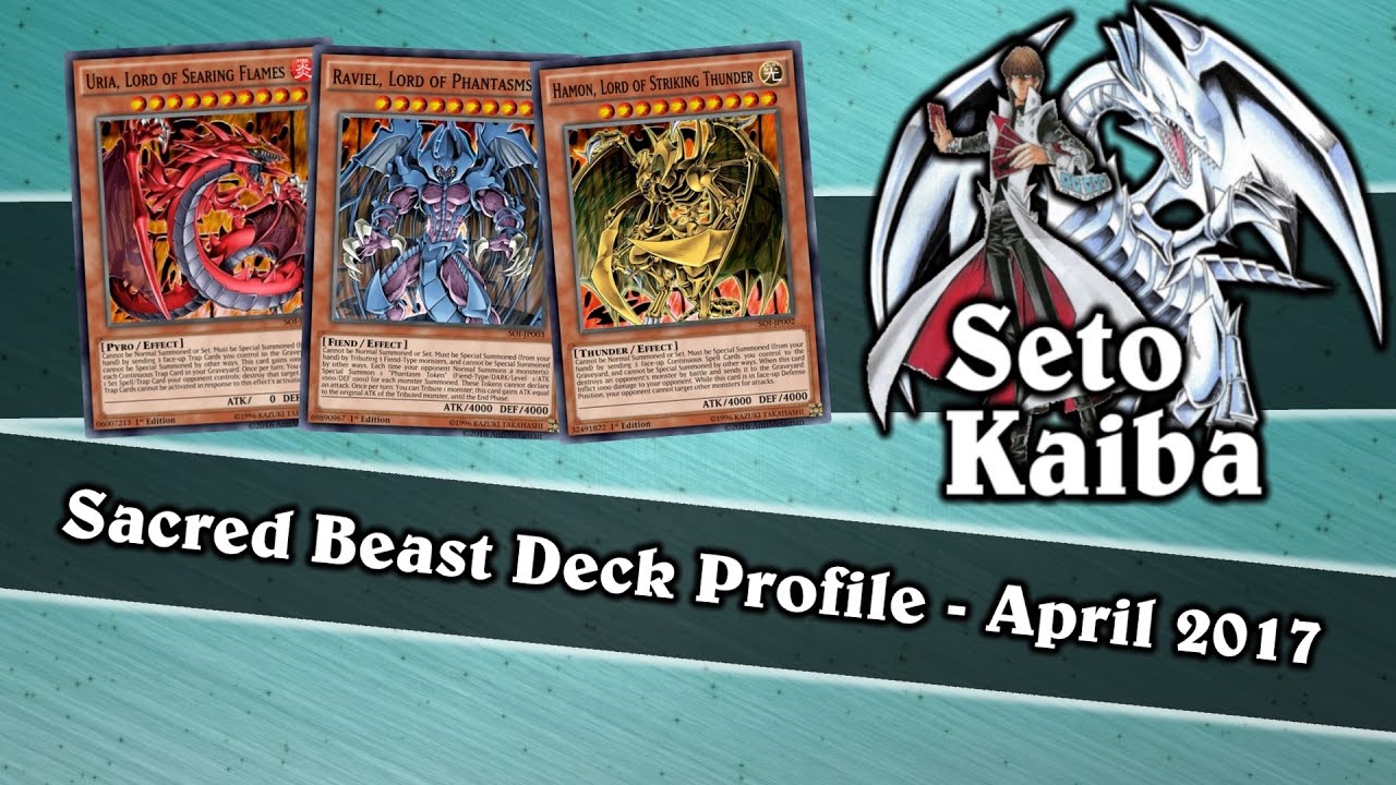 Sacred Beast Deck April 2017