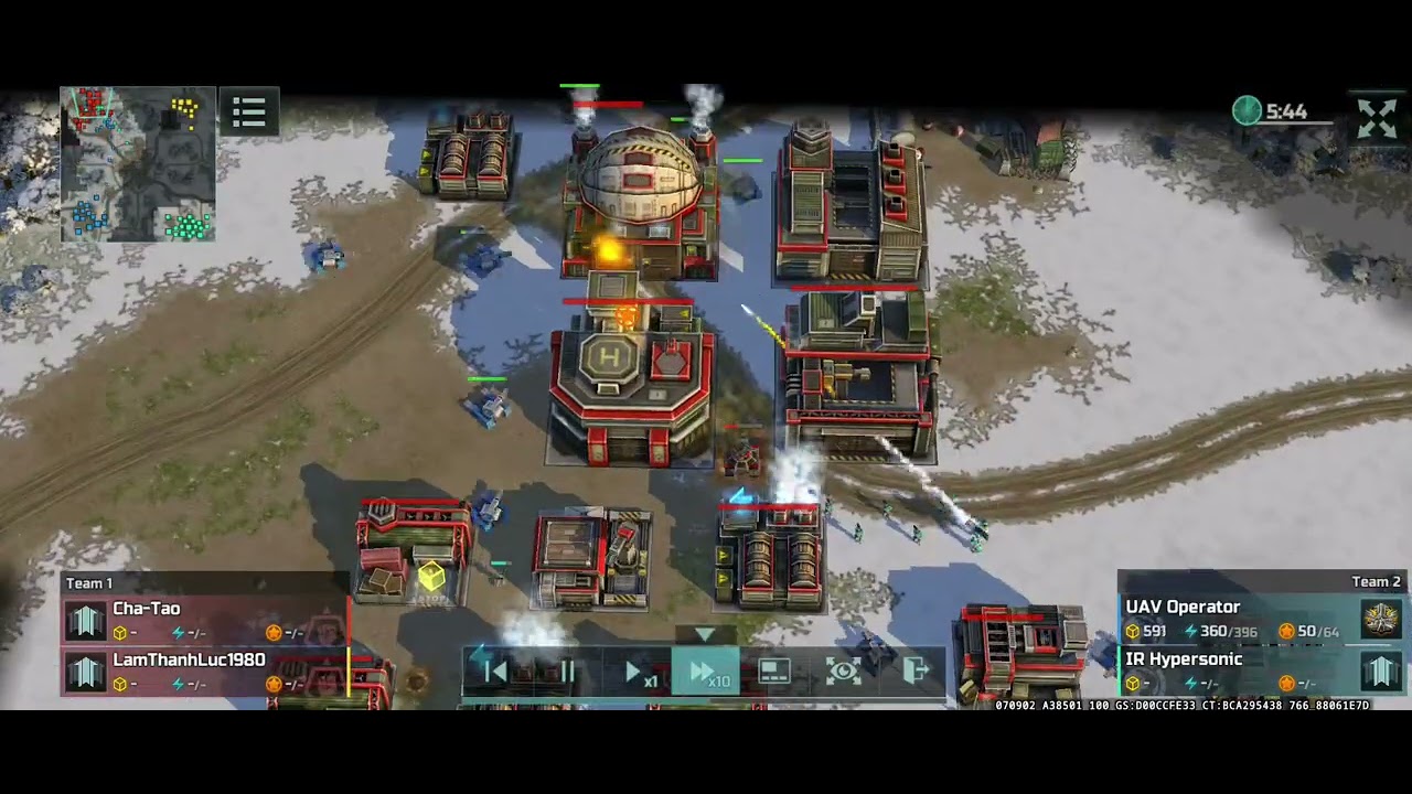 2vs2 battle against 22 and 23 