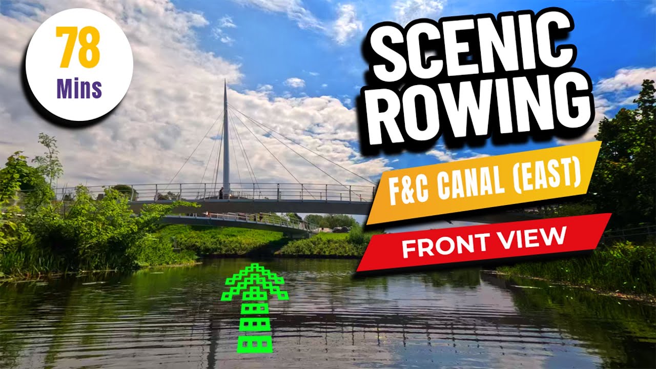 Scenic Rowing: The Forth and Clyde Canal, Scotland - Forwards View