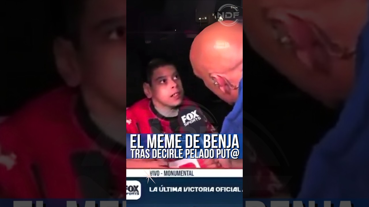 Benja se convirtió en viral tras decirle "pelado put@" a "Rama" Pantorotto 😂