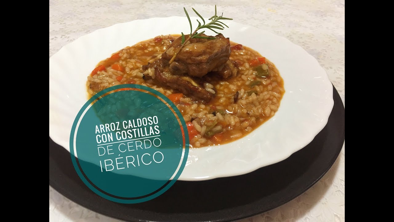 ARROZ CALDOSO I CON COSTILLAS DE CERDO IBÉRICO