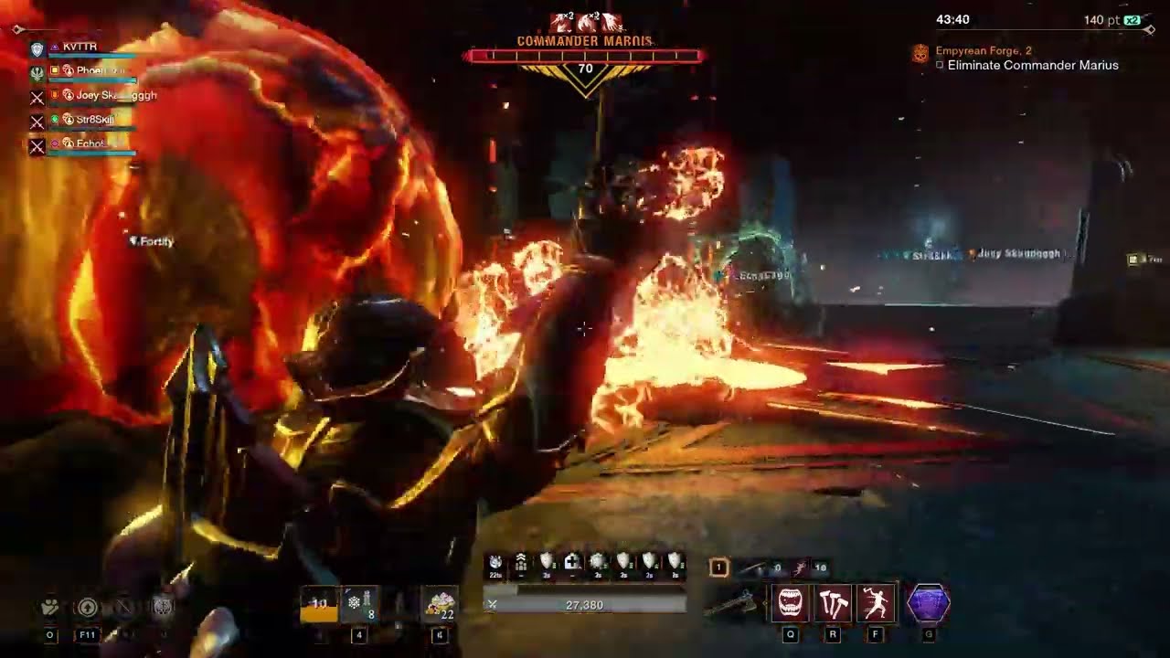 New World Aeternum. Commander Marius Boss. Empyrean Forge Dungeon. Tank POV.