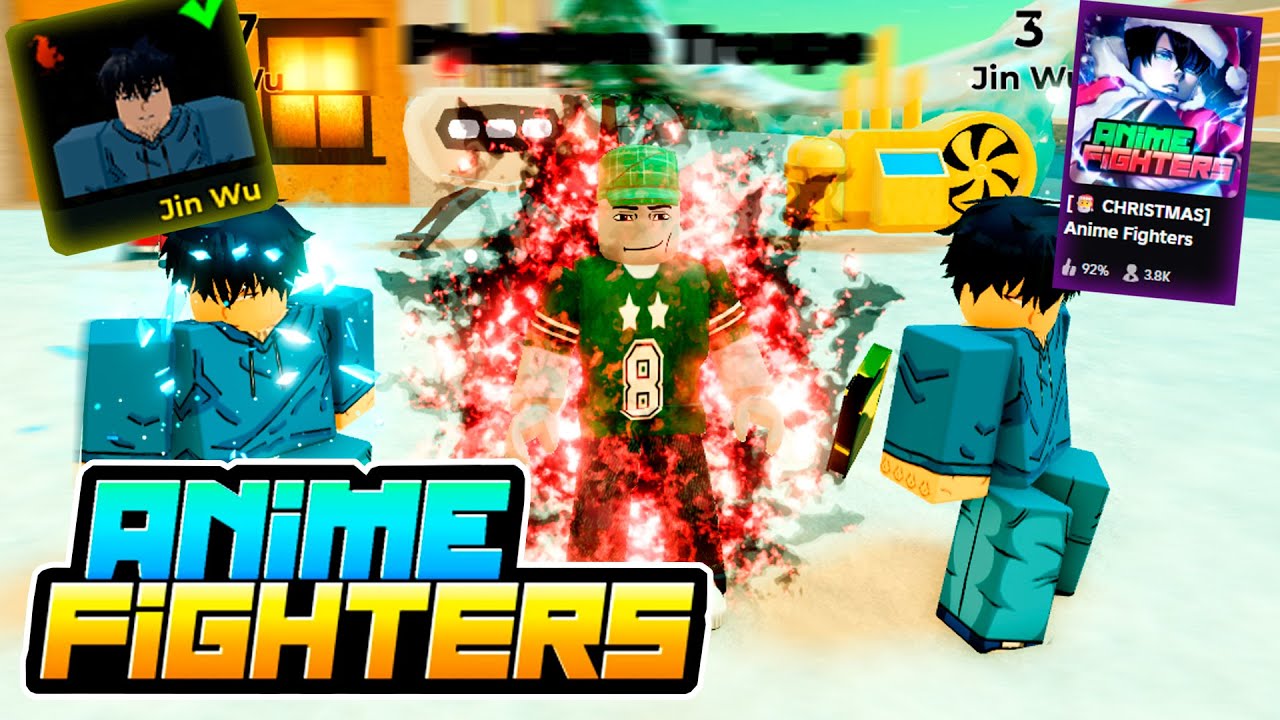 MELHOR UPDATE DE NATAL ?! PEGUEI TUDO DA NOVA UPDATE DE NATAL NO ANIME FIGHTERS SIMULATOR...