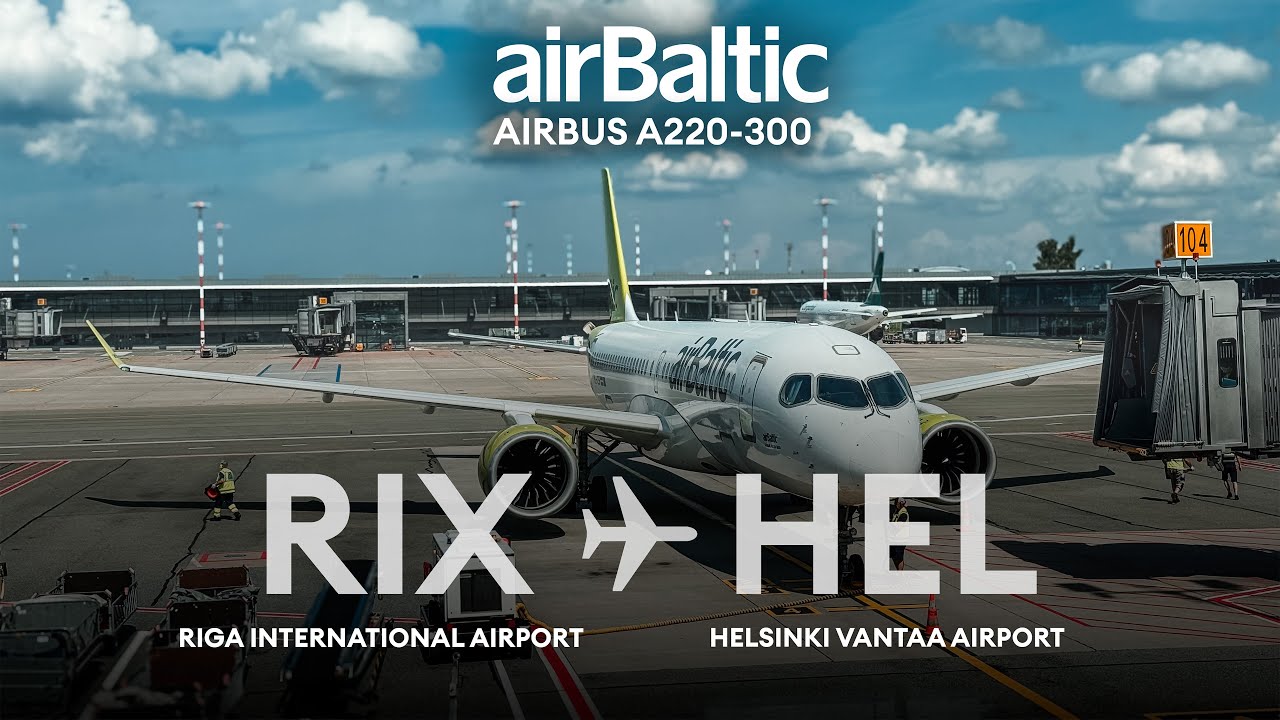 airBaltic RIGA - HELSINKI & Fly In Ādaži