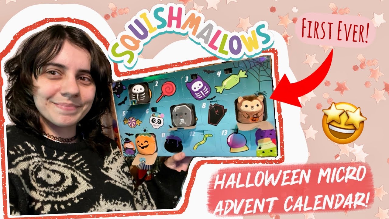 Открываем 13-дневный Хэллоуинский адвент-календарь Squishmallow Micromallow🎁!!! (2025) НА ВСЕ ДНИ...