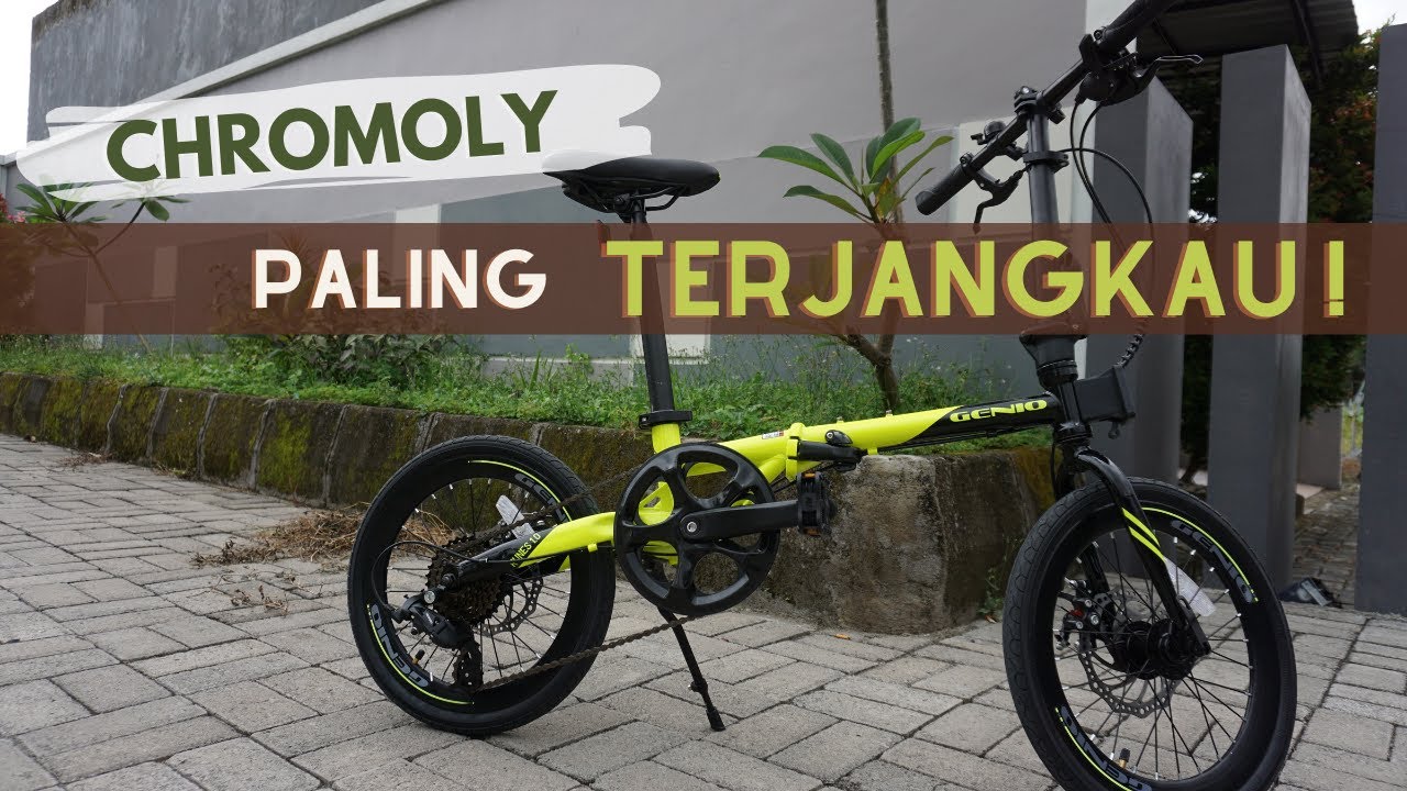 GENIO RUNES 1.0 - Sepeda Kekinian Bahan Chromoly Paling Affordable!