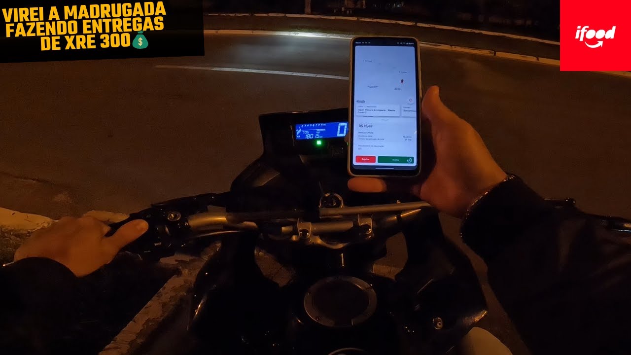 IFOOD: Testando A Madrugada Nas Entregas 