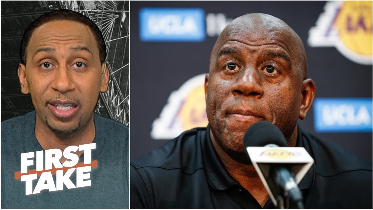 Magic Johnson 'feels betrayed by folks within the Lakers organization' - Stephen A. | First Take
