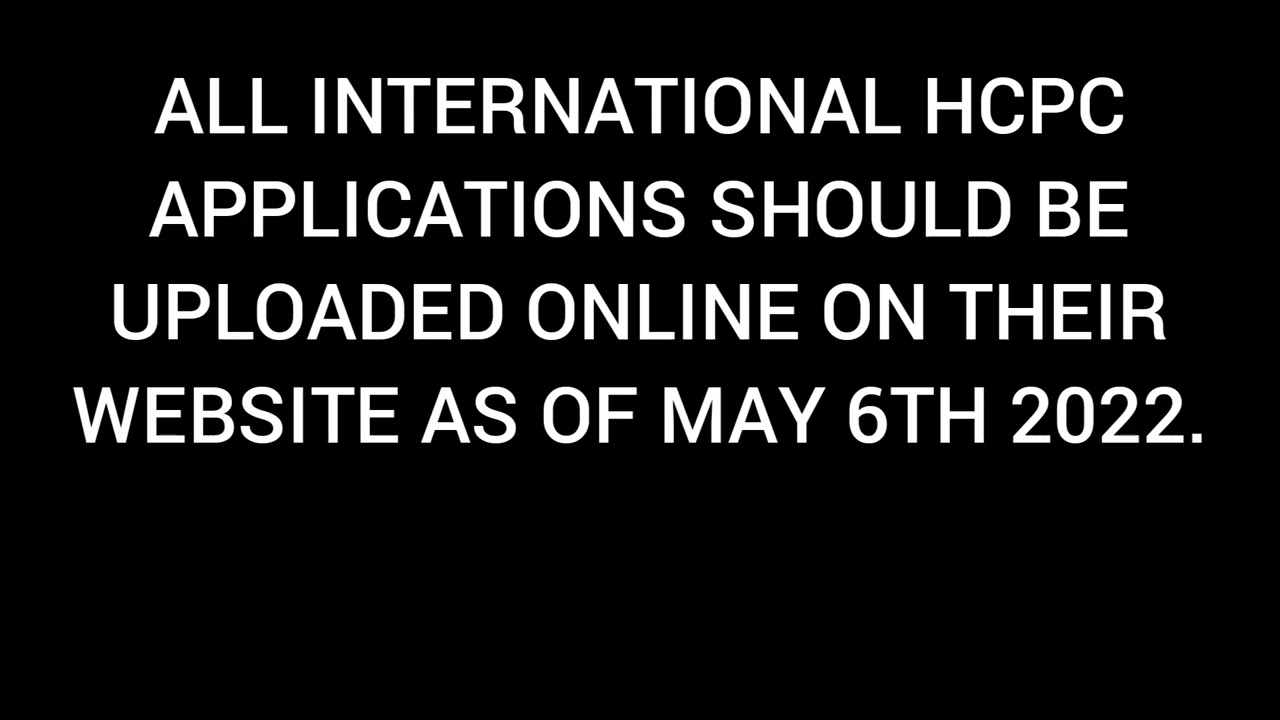 HCPC UPDATE#chrisjophysiouk