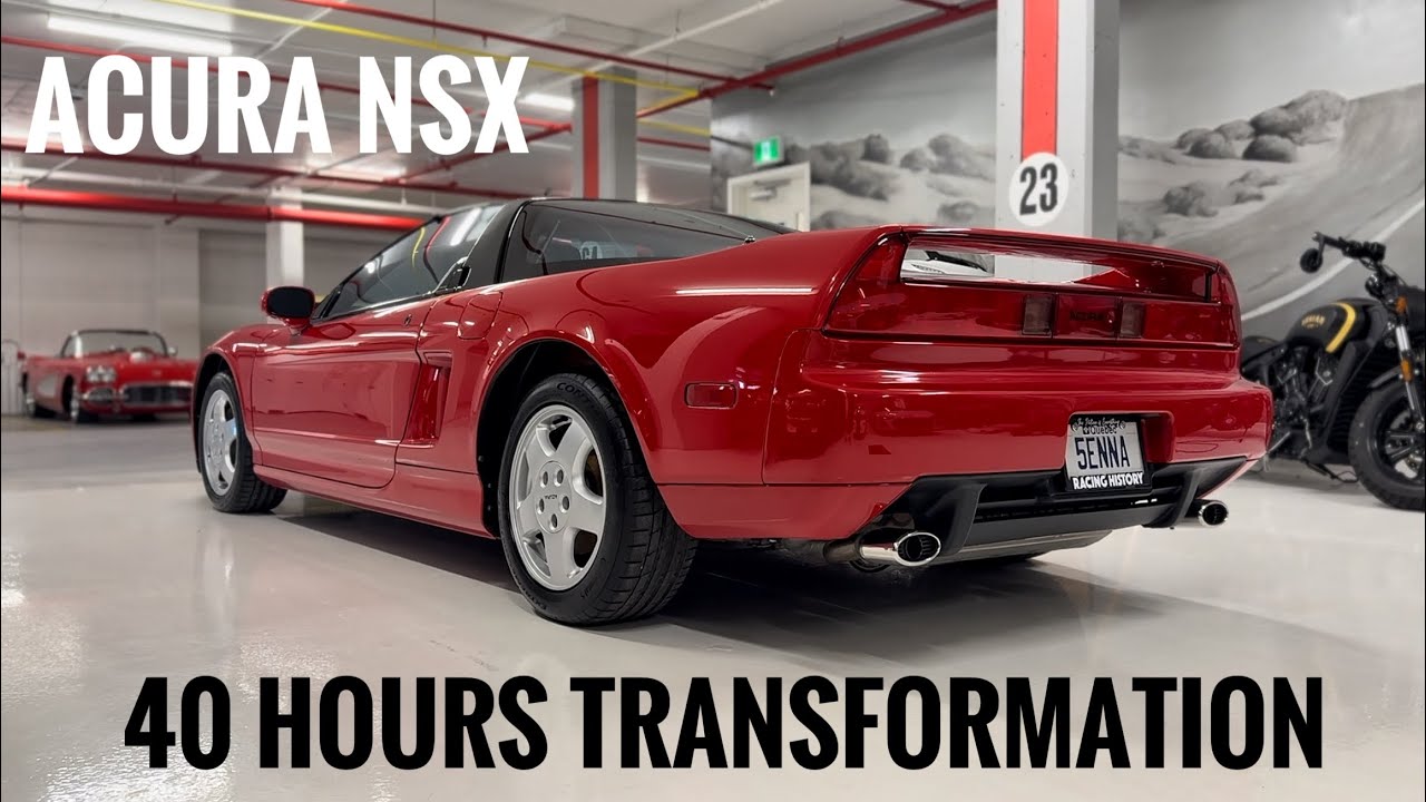 40 HOURS DETAIL on this Acura NSX to bring it back to life! Satisfying detailing