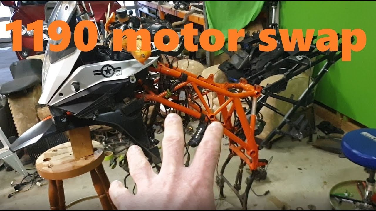 I swapped the engine on my 1190 adventure!