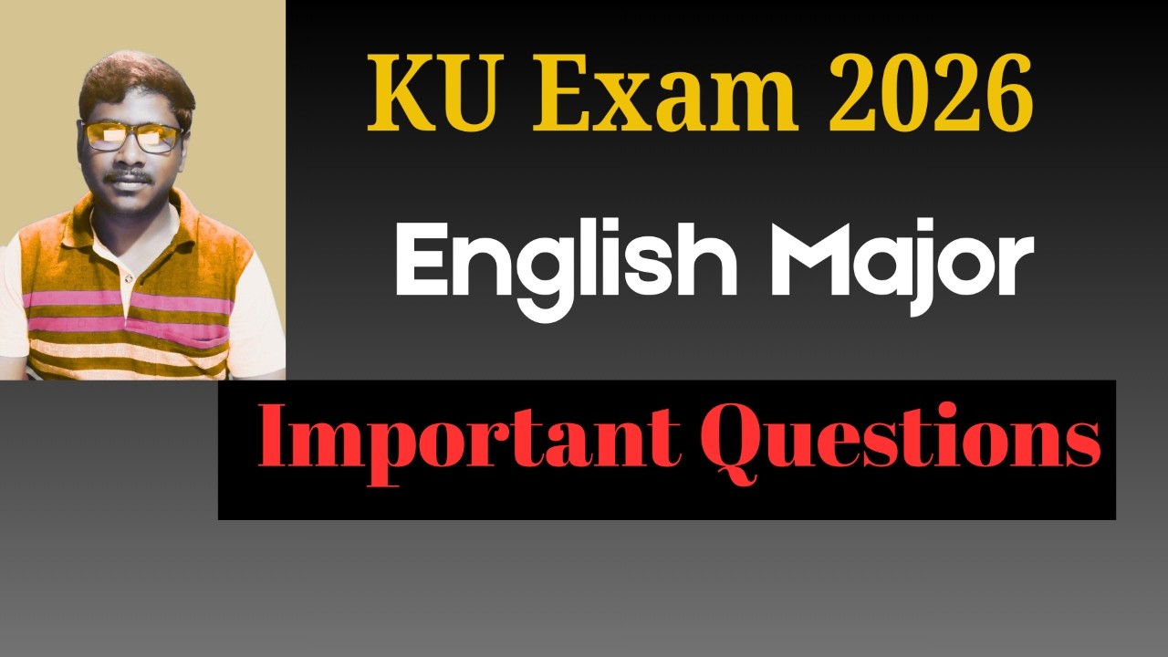 Kalyani University 3rd Semester English Major Suggestion 2026 | Live