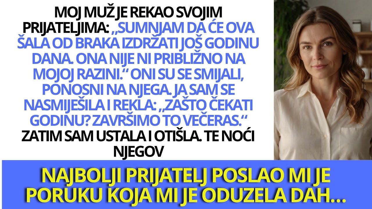 Moj muž je ismijavao naš brak na luksuznoj večeri — ja sam otišla i izgradila carstvo.