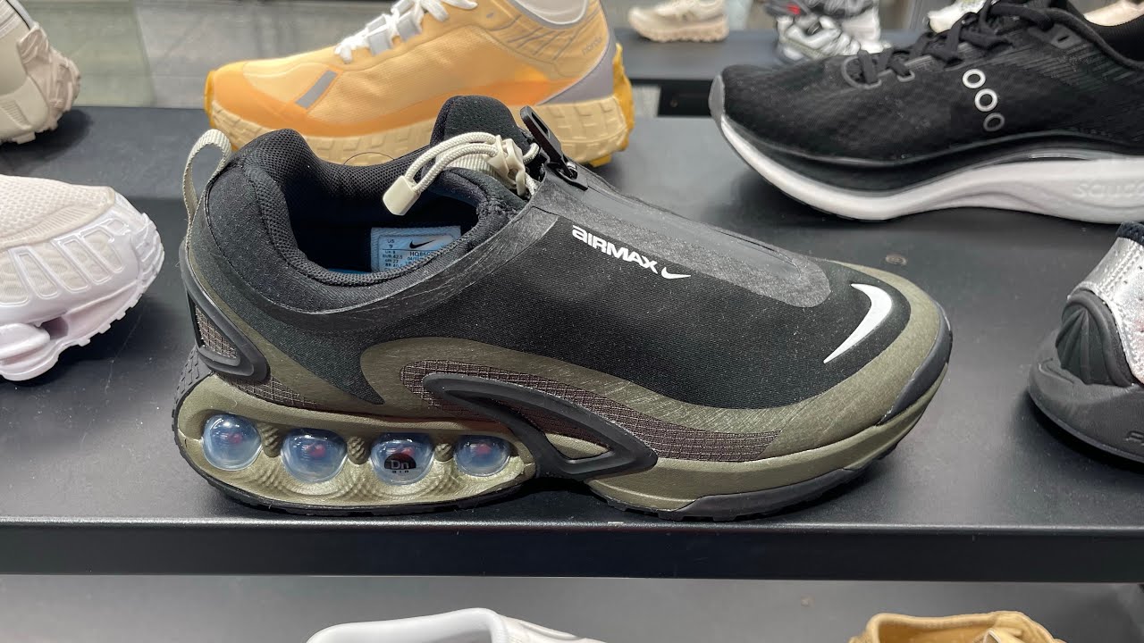 Nike Air Max Dn Roam (Black/ Cargo Khaki/ Stone/ Metallic Silver) - Style Code: HQ8605-002