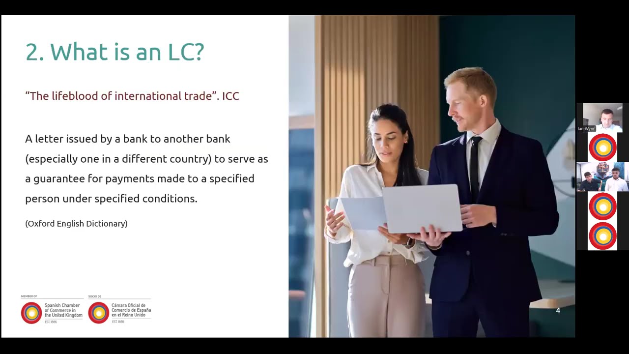 WEBINAR LETTERS OF CREDIT: A MEANS OF PAYMENT FOR INTERNATIONAL TRADE