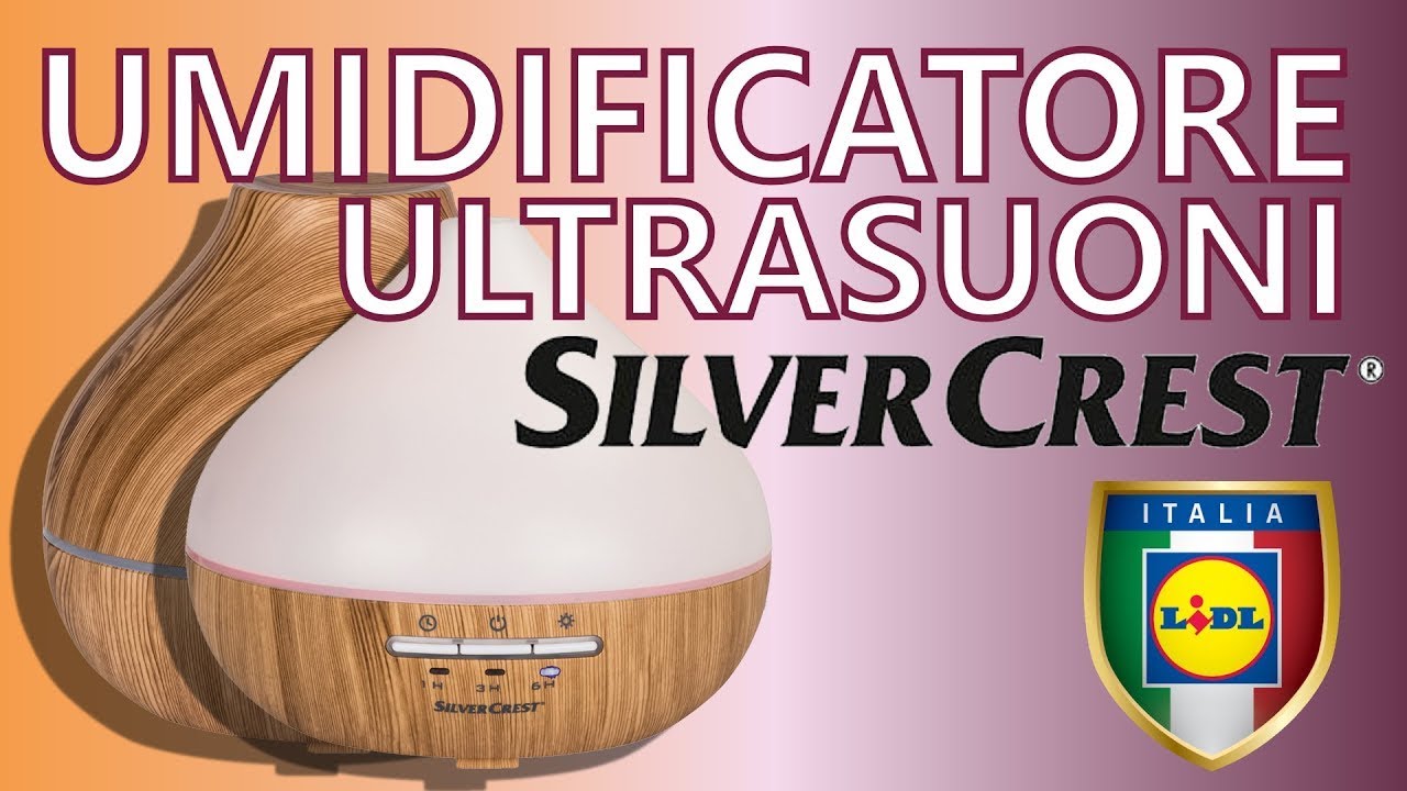 Diffusore Ultrasuoni di Aromi ed Umidificatore by LIDL. A cosa serve ? Recensione e Test