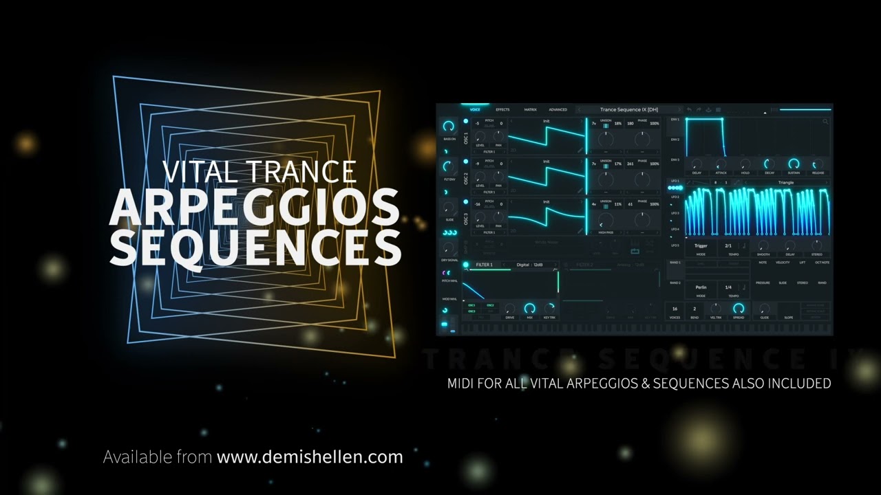 Vital Trance Arpeggios & Sequences