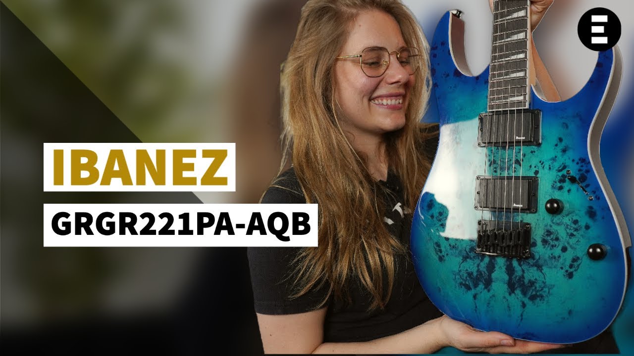 Guitarra Elétrica Ibanez GRGR221PA-AQB | EGITANA.pt