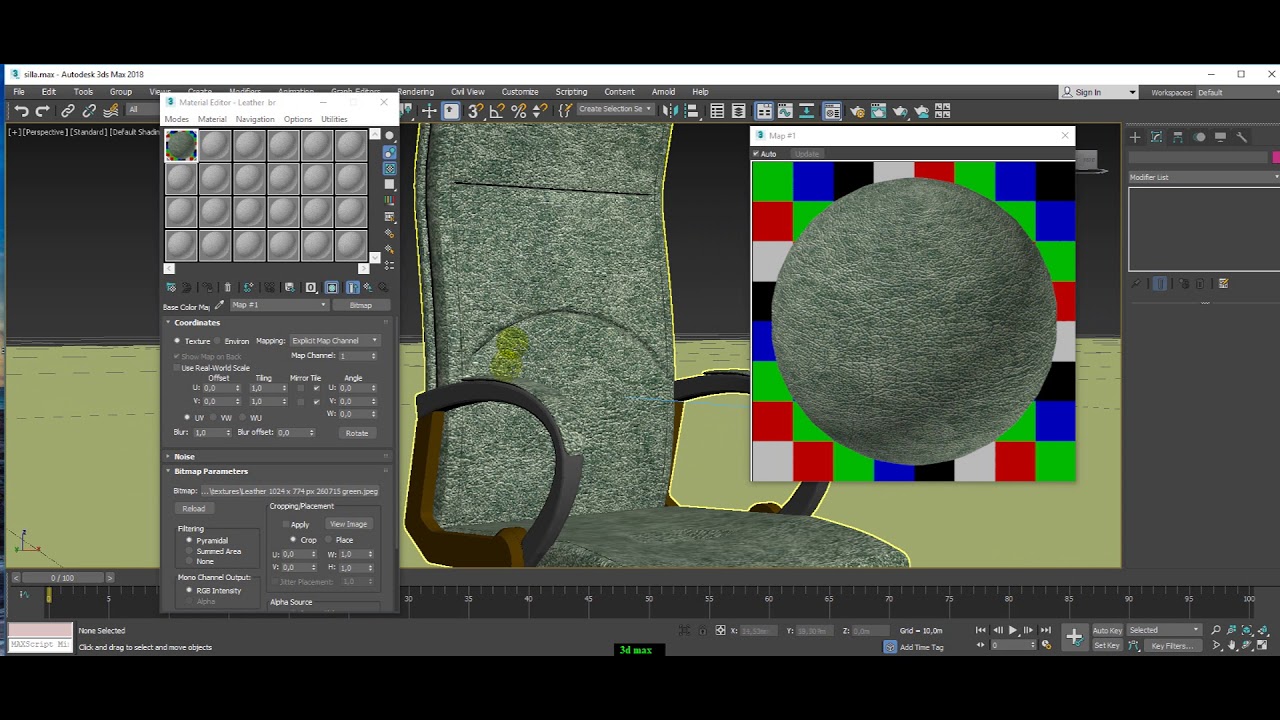 6 texturizar muebles en 3d max 2018