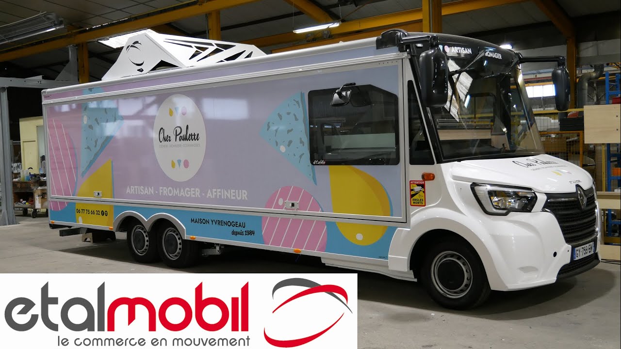 #165 - Un véhicule magasin en panoramique poids lourd pour un fromager - 111052 - Etalmobil