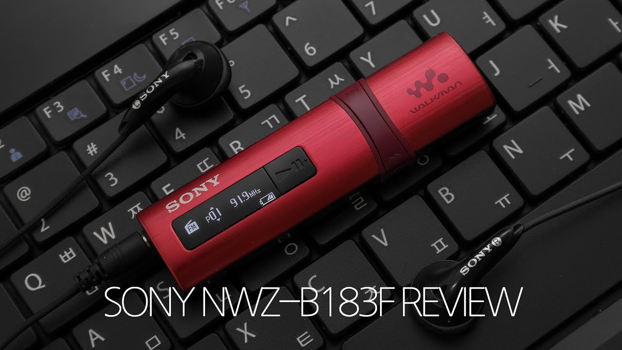 Stylish MP3 Player SONY Walkman NWZ-B183F Review!