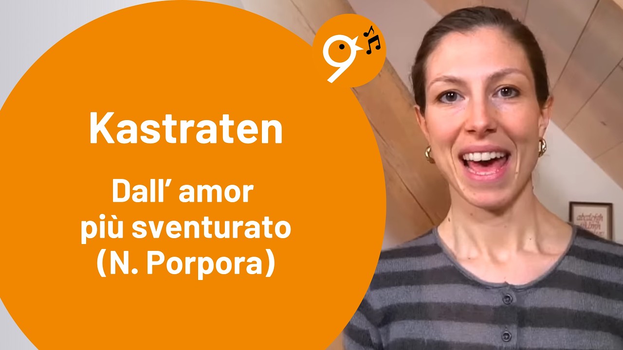 Einsingen um 9 (18.3.26) mit Sarah, Dall' amor più sventurato (Porpora), Agilität, Verzierungen