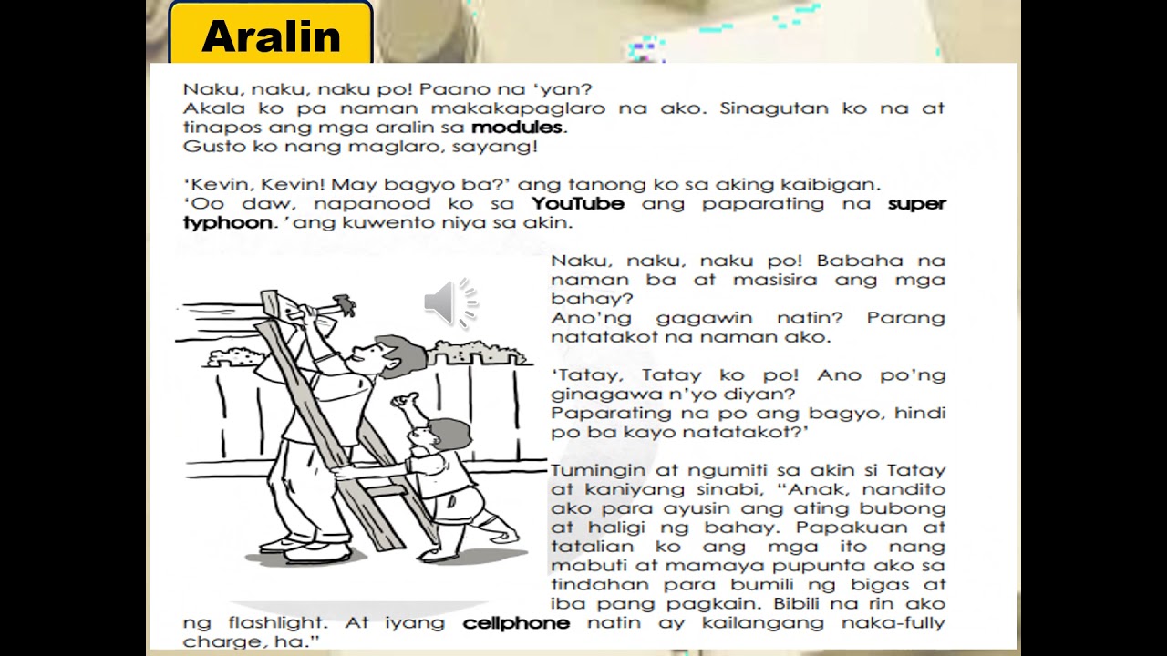 ESP Week 8 Pagiging Handa sa Sakuna o Kalimidad