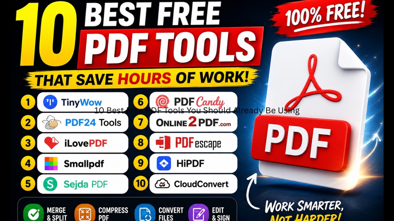 10 Best Free PDF Tools You Should Already Be Using
