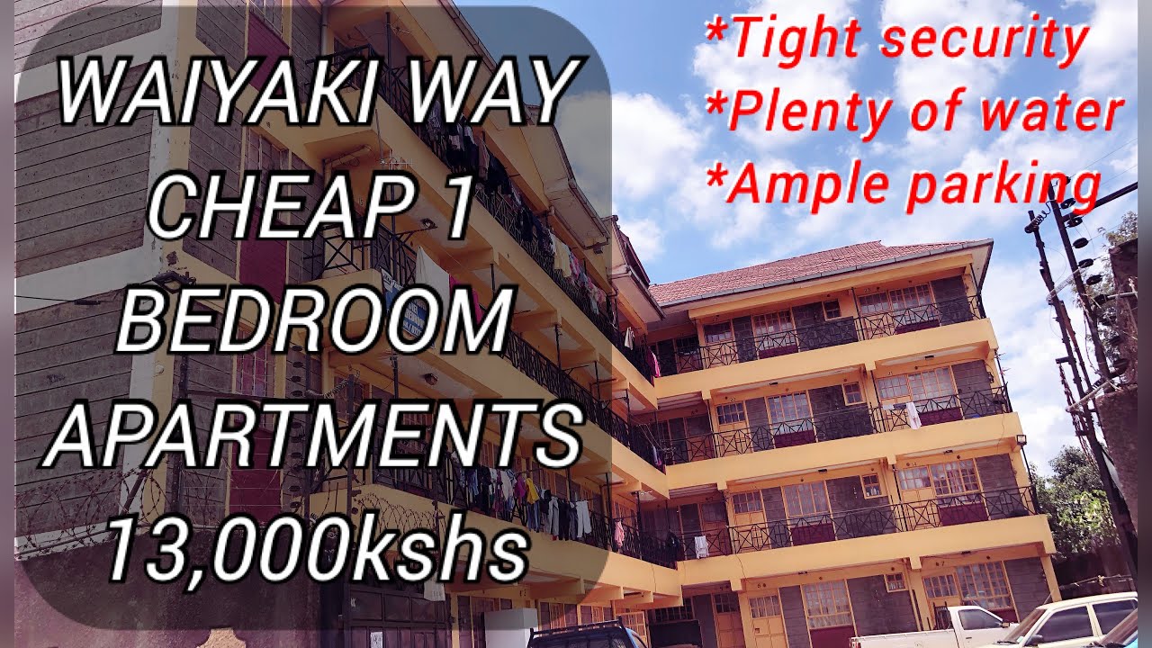 CHEAPEST 1 BEDROOM APARTMENT TOUR FOR RENT ALONG WAIYAKI WAY
