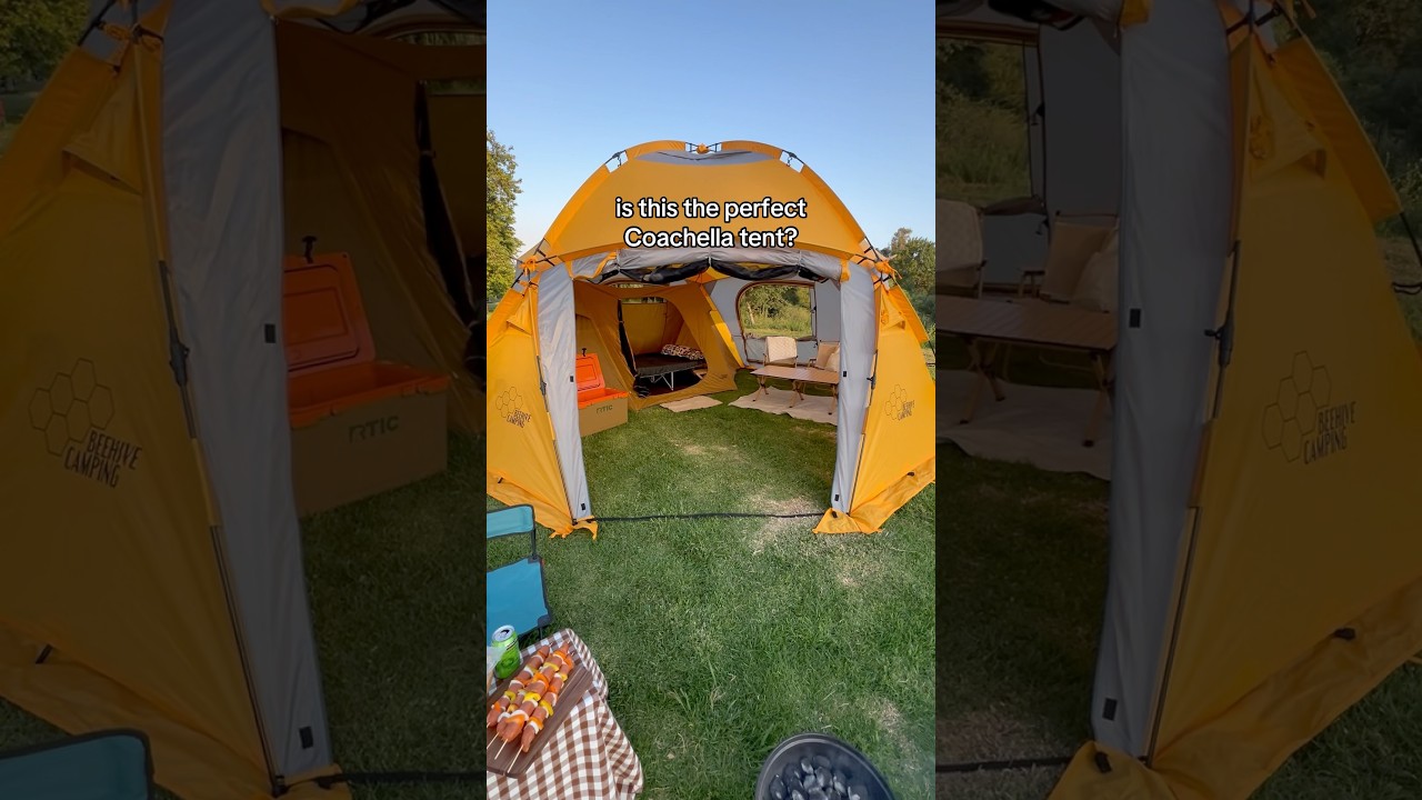 The perfect #festival tent! #Coachella #BurningMan #glastonbury #tent