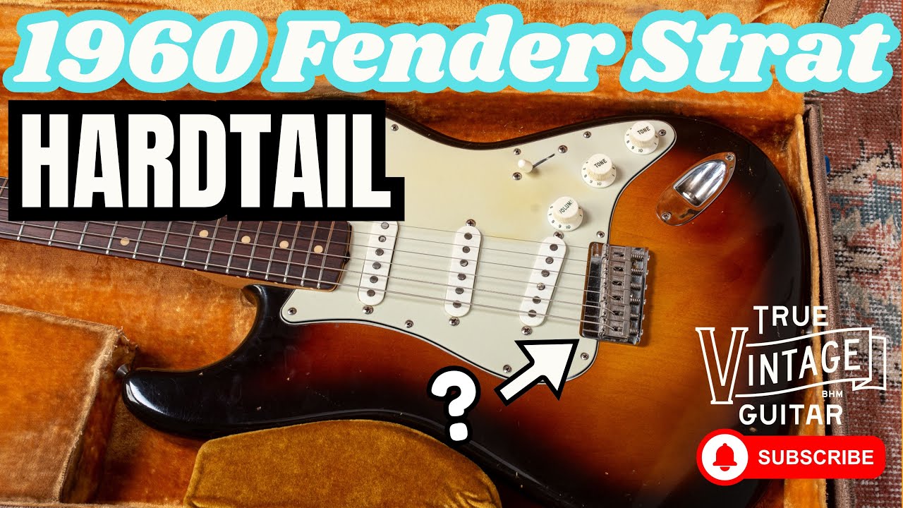 Pre-CBS Hardtail! 1960 Fender Stratocaster