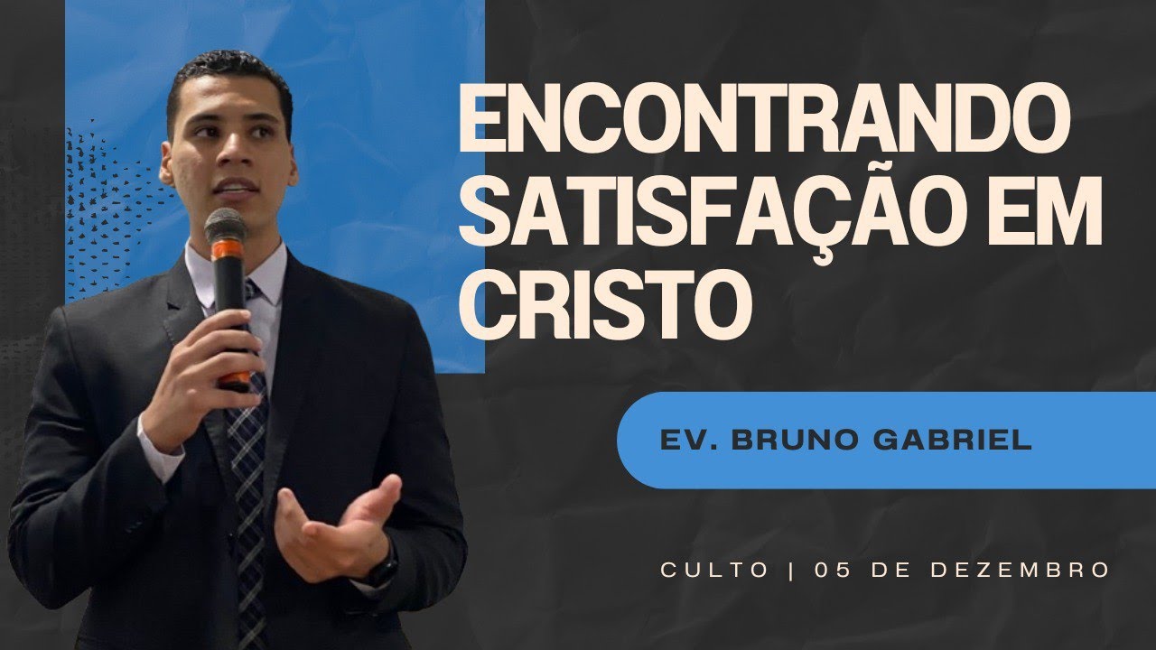 TUDO POSSO (SUPORTAR) EM CRISTO JESUS - EV. BRUNO GABRIEL