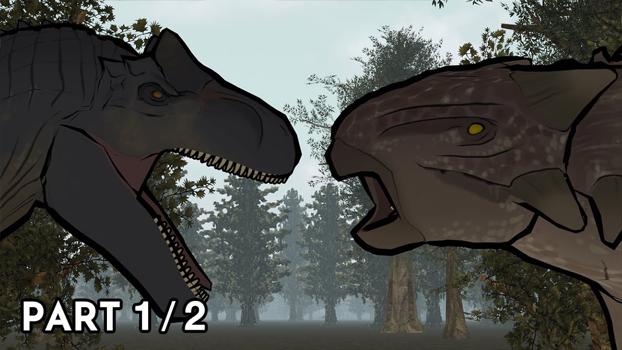 Ankylosaurus vs Allosaurus | Animation (Part 1/2)