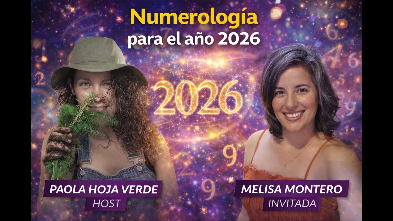 Numerología para el año 2026 con Melisa Montero