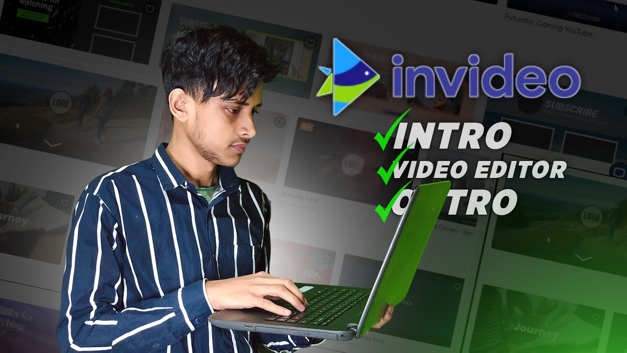 🔥Intro, Outro & Video Editing |  How to Edit a YouTube Video - Best Online Video Editor (Invideo)