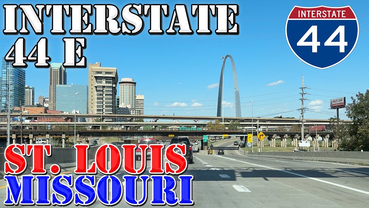 I-44 East - St. Louis - Missouri - 4K Highway Drive