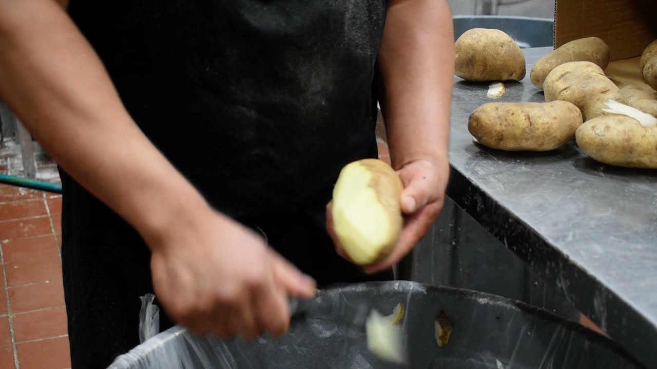como pelar papas o potatoes  facil y rápido