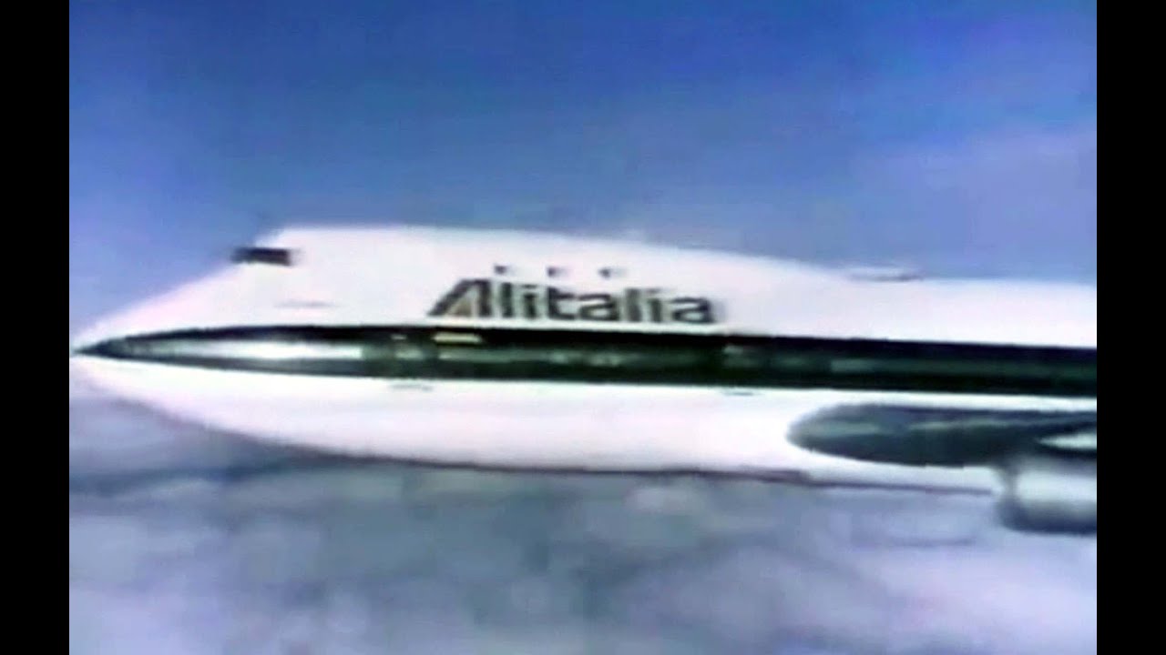 Alitalia Boeing 747 Commercial - 1979