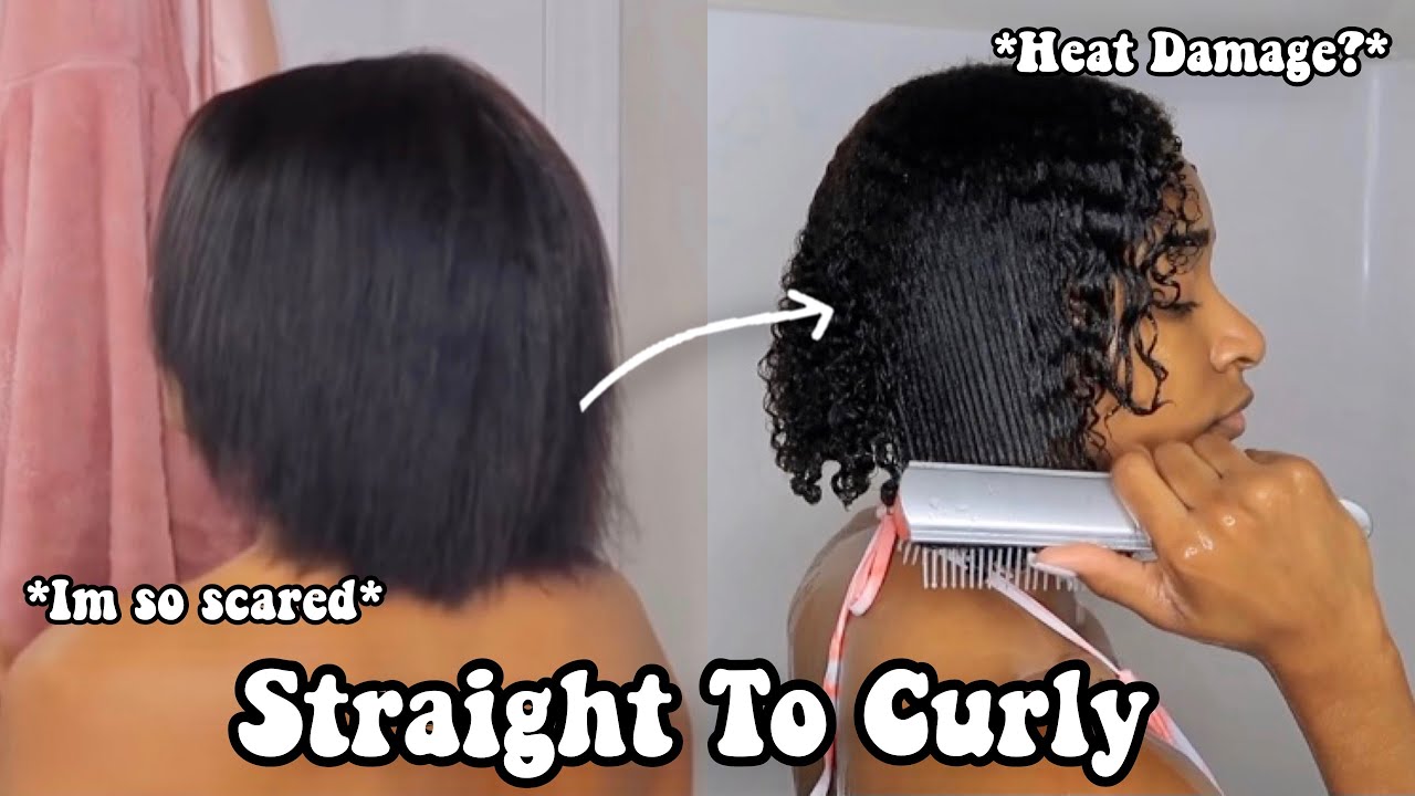 Converting From straight to curly (heat damage?) | Eva Williams