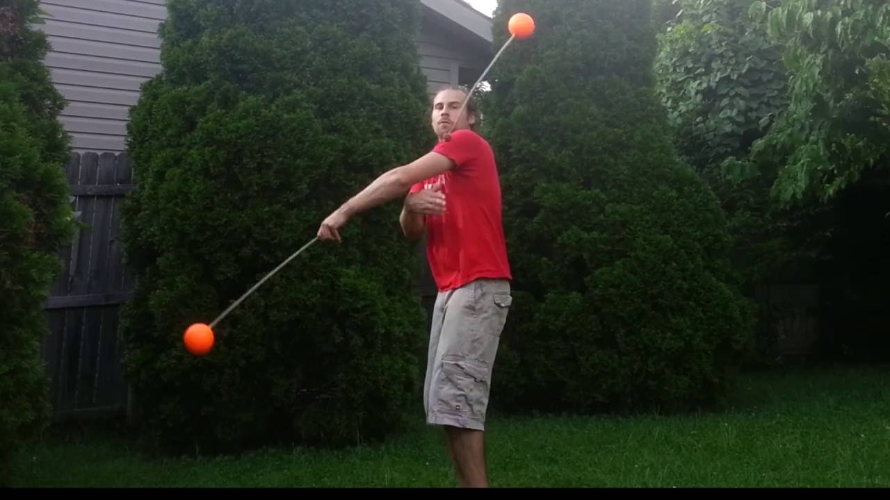 Poi Tutorial: 3 Beat Weave with No Beat Tosses