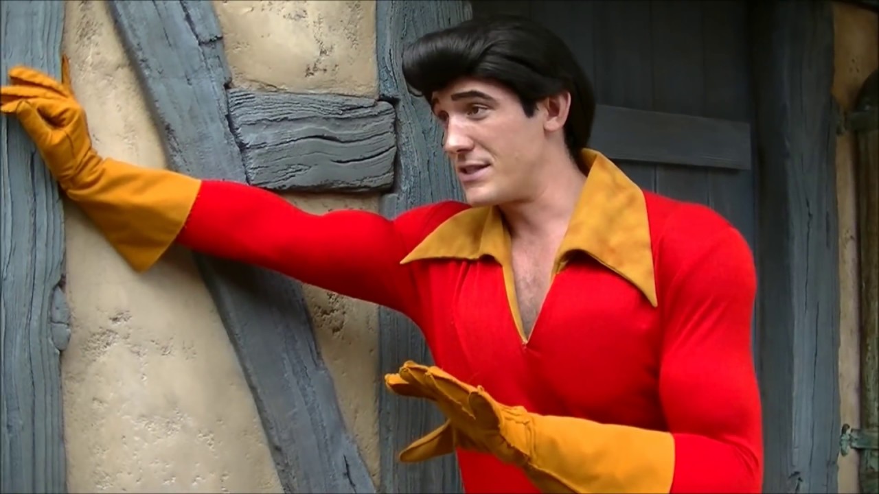 Гастон встречает гостей в Walt Disney World