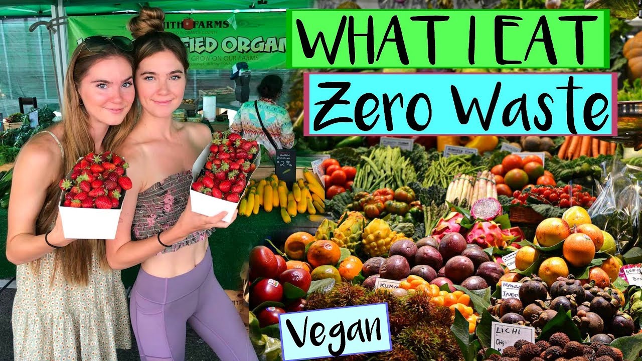 What I Eat In A Day VEGAN + Zero Waste Challenge