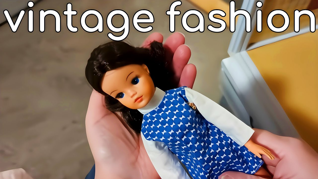 Unveiling Rare Sindy Fashion: 1974 Spring Date Dress & Styling My 1975 Pretty Pose Doll!